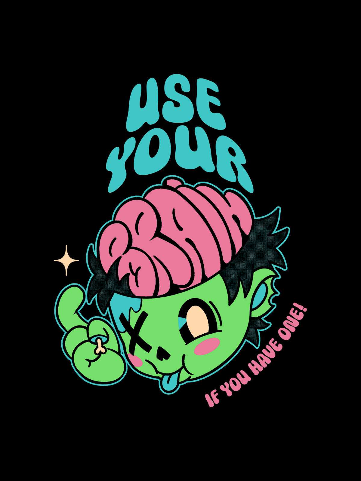 Brain Zombie Tshirt
