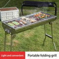 Stainless Steel Portable BBQ Grill Set (4pcs)